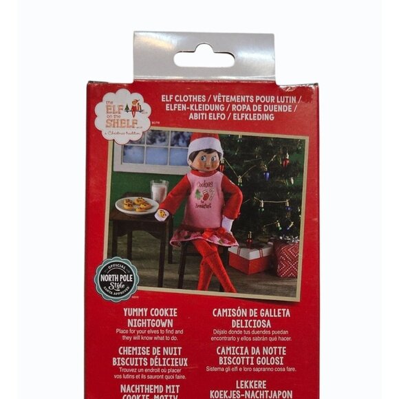 Elf Christmas Outfit The Elf on the Shelf Yummy Cookie Nightgown Outfit NEW - Picture 4 of 5